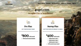 What Gogel.com website looked like in 2020 (3 years ago)