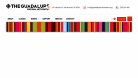 What Guadalupeculturalarts.org website looked like in 2020 (3 years ago)