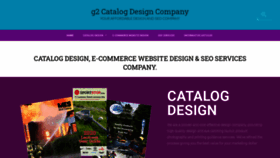 What G2catalogdesign.com website looked like in 2020 (3 years ago)