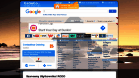 What Gagugo.pl website looked like in 2020 (5 years ago)