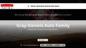What Graydaniels.com website looked like in 2020 (3 years ago)