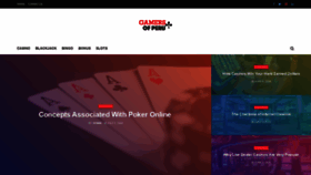 What Gamersofperu.com website looked like in 2020 (3 years ago)