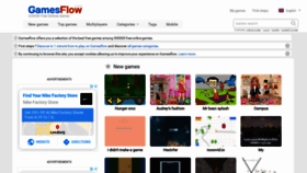 What Gamesflow.com website looked like in 2020 (3 years ago)