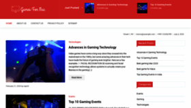 What Gamesformac.net website looked like in 2020 (3 years ago)
