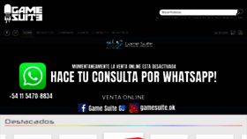 What Gamesuite.com.ar website looked like in 2020 (3 years ago)