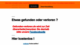 What Gefunden-verloren.de website looked like in 2020 (3 years ago)