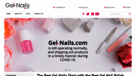 What Gel-nails.com website looked like in 2020 (3 years ago)