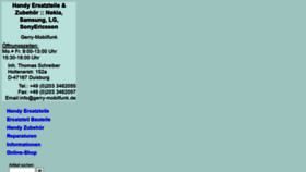 What Gerry-mobilfunk.de website looked like in 2020 (5 years ago)