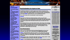 What Gertgambell.net website looked like in 2020 (3 years ago)
