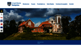 What Gostynin.pl website looked like in 2020 (3 years ago)