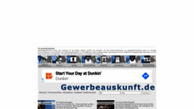 What Gewerbeauskunft.de website looked like in 2020 (3 years ago)