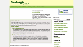 What Giardinaggiofacile.it website looked like in 2020 (3 years ago)