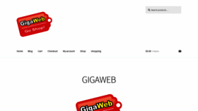 What Gigaweb.com website looked like in 2020 (3 years ago)