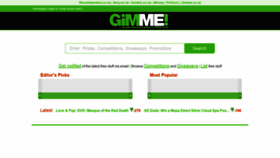 What Gimme.co.nz website looked like in 2020 (3 years ago)