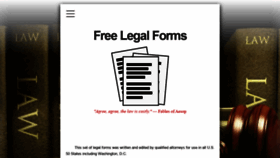 What Giveawaylegalforms.com website looked like in 2020 (3 years ago)