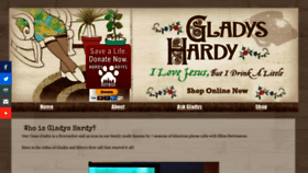 What Gladyshardy.com website looked like in 2020 (3 years ago)