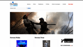 What Glinka-agency.com website looked like in 2020 (3 years ago)