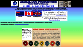 What Globaldogproductions.info website looked like in 2020 (3 years ago)