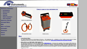 What Gfinstruments.cz website looked like in 2020 (3 years ago)