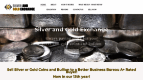 What Goldandsilverexchange.com website looked like in 2020 (3 years ago)