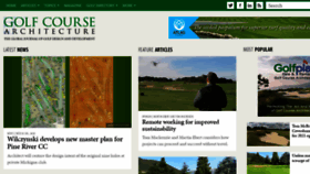 What Golfcoursearchitecture.net website looked like in 2020 (3 years ago)