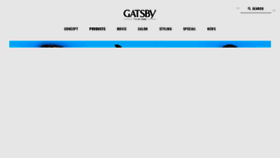 What Gatsby.jp website looked like in 2020 (6 years ago)