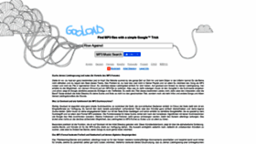 What Gooload.com website looked like in 2020 (3 years ago)