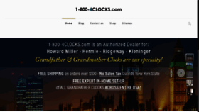 What Grandfatherclocksblog.com website looked like in 2020 (3 years ago)