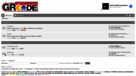 What Grcade.com website looked like in 2020 (3 years ago)