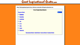 What Greatinspirationalquotes.com website looked like in 2020 (3 years ago)