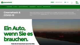 What Greenwheels.de website looked like in 2020 (3 years ago)