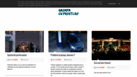 What Groapacuprosti.ro website looked like in 2020 (3 years ago)