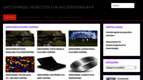 What Grosshandel-links.de website looked like in 2020 (3 years ago)