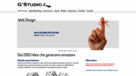 What Gstudiosolutions.it website looked like in 2020 (3 years ago)