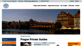 What Guidingprague.com website looked like in 2020 (3 years ago)