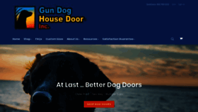 What Gundoghousedoor.com website looked like in 2020 (3 years ago)