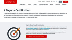 What Getcertified.com website looked like in 2020 (3 years ago)
