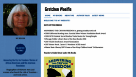 What Gretchenwoelfle.com website looked like in 2020 (3 years ago)