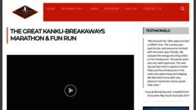 What Greatkanku-breakawaysmarathon.com.au website looked like in 2020 (3 years ago)