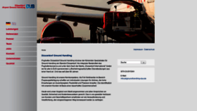 What Groundhandling-dus.de website looked like in 2020 (3 years ago)