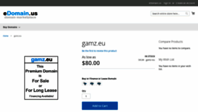 What Gamz.eu website looked like in 2020 (3 years ago)