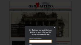 What Geolitico.de website looked like in 2020 (3 years ago)