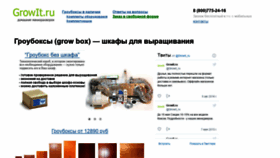 What Growit.ru website looked like in 2020 (3 years ago)