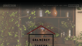 What Gramercytavern.com website looked like in 2020 (3 years ago)