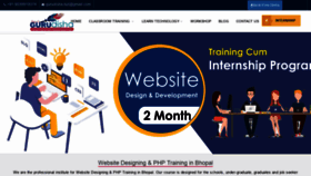 What Gurudisha.com website looked like in 2020 (3 years ago)