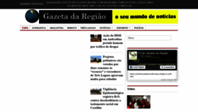What Gazetadaregiao.com website looked like in 2020 (3 years ago)