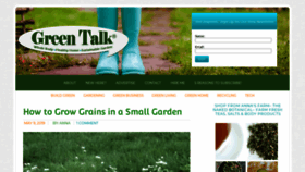 What Green-talk.com website looked like in 2020 (3 years ago)