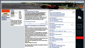 What Grandprixgames.org website looked like in 2020 (3 years ago)
