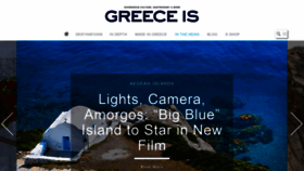 What Greece-is.com website looked like in 2020 (3 years ago)