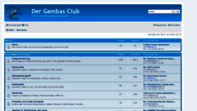 What Gambas-club.de website looked like in 2020 (3 years ago)